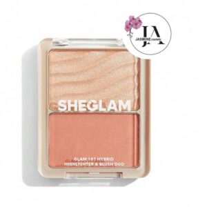 رژگونه و هایلایتر ۲ تایی GLAM 101 HYBRID رنگ ‏ ‏ST. TROPEZ شیگلم